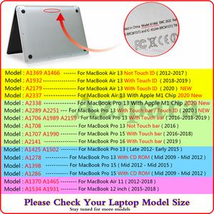 디지털가전 Macbook Air 13 Pro 15 14 16 M1 러시아어 EU 미국 키보드 커버 A2337 A2338 A2442 실리콘 용