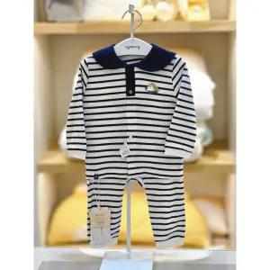 [아가방]아가방 세이브존02 네이비  스트라이프오픈내의세트 02s517603 (39187948