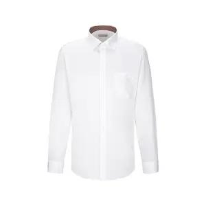 [듀퐁] 사틴 배색 162 비즈니스 셔츠 화이트 SE4FM11LS162SWH