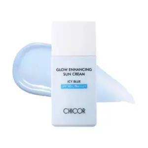 시코르 글로우 인핸싱 선크림 아이시 블루 SPF50+ PA++++, 30ml, 1개