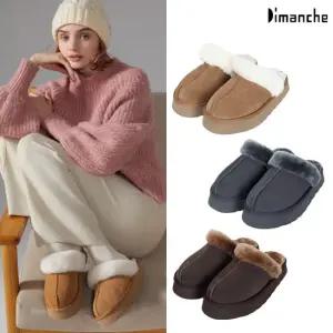 소가죽 슬리퍼 여성) 브라운