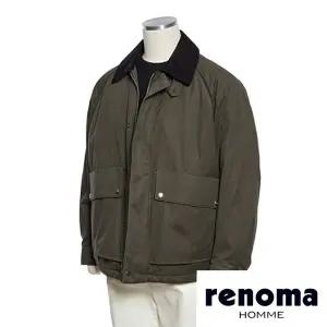 갤러리아 레노마 FW 세미오버핏 카키 브라운 사파리 자켓 RPKMBU02A