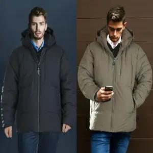 쟌피엘 헤비크로스 패딩점퍼 남성아웃도어 겨울작업복