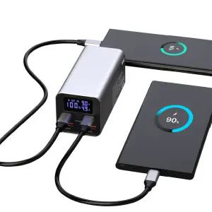 고용량 미니 파워뱅크 보조배터리 차박 캠핑 USB C타입 PD 멀티 동시 초고속 충전기 노트북 드론 태블릿