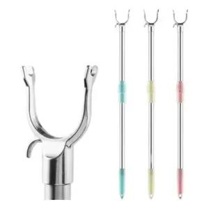 스텐인리스 옷걸이스틱 신축가능 장대 긴 타입 옷걸이스틱 옷걸이막대 가제트손 옷꺼내기