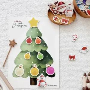 [텐바이텐][맘스보드] 크리스마스 트리 꾸미기/ 오너먼트 자석교구 유아 자석