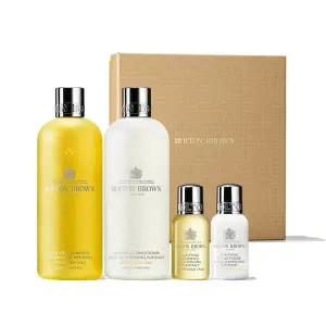 [몰튼브라운] 퓨리파잉 위드 인디안 크레스 헤어 듀오 세트 (샴푸 + 컨디셔너, 쇼핑백 포함)