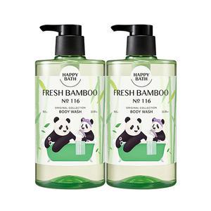 바오패밀리X해피바스 오리지널컬렉션 대용량 바디워시 프레시대나무향 910g, 2개