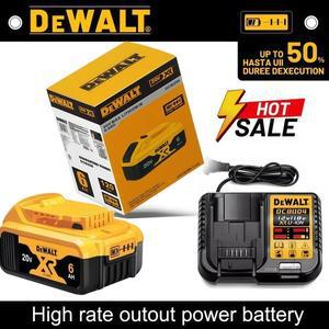 DEWALT 호환 고품질 20V 6.0Ah 배터리 DCB200 교체 DCD805 DCF512 및 기타 전동 공구와 호환됩니다.