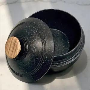 인덕선용 뚝배기 무쇠 내열 도자기 계란찜 가정용 미니 찜기 솥밥 냄비