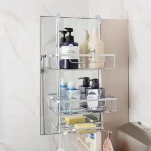 캣티컬렉션 녹슬지 않는 알루미늄 샤워부스 욕실선반 걸이형 거치대