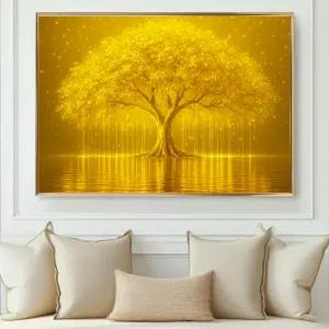 천금 황금 금전수 돈나무 돈 들어오는 그림 집들이 개업 선물 거실 인테리어 액자