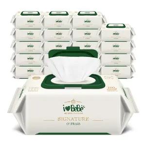 아이러브베베 시그니처 오프레 62g엠보 아기물티슈 100매, 20개