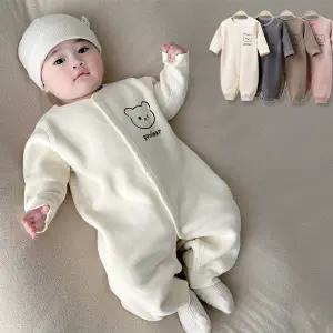 [보리보리/조이멀티]모찌슈트 남아여아 긴팔 기모 우주복 206045