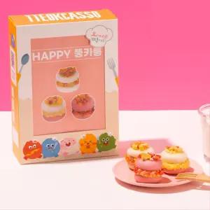 뚱카롱 만들기 마카롱 수제간식 요리수업 DIY 풀키트 체험 어린이 아동 홈베이킹 학교