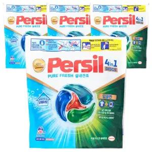 퍼실 디스크 실내건조 캡슐세제 겸용 26개입 4팩(104개)