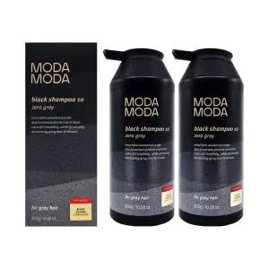 모다모다 제로 그레이 블랙 샴푸 10 300g 2개 탈모 새치 염색