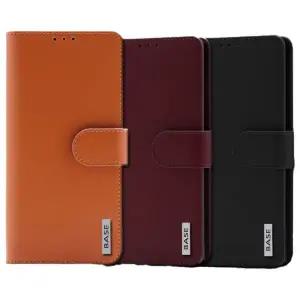 갤럭시Z폴드7 케이스 지갑 천연소가죽 카드 4포켓 다이어리 베이스플러스