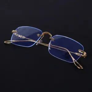 레트로 안경 남자 패션 긱시크 차단 블루라이트 무태 은테 무테