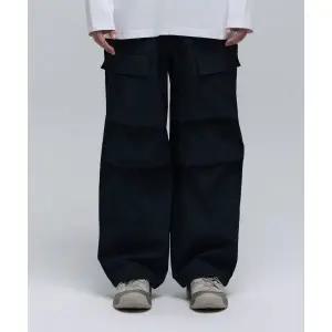 내셔널지오그래픽 NATIONALGEOGRAPHIC N251UPT902 파라슈트 와이드핏 팬츠 CAR본 BON BLACK 190030