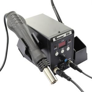 SMD BGA 재 작업 디 솔더링 솔더 스테이션 8586 110V / 220V 760W ESD 납땜 인두 용접 수리 도구 키트 용 공기 열