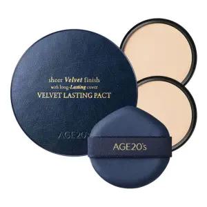 에이지투웨니스 벨벳 래스팅 팩트(본품+리필1개)