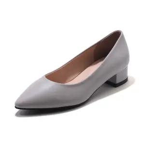 세라 펌프스 구두 힐 여성-그레이-230mm