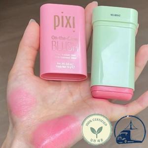 픽시 온더글로우 블러쉬 스틱 크리미 하이드레이팅 포뮬러 루비/웜/쥬시 쉐이드 빌더블 피그먼트 치크 모든