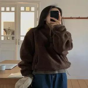 덤블 집업 맨투맨 플리스 (2color)