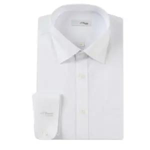 [롯데백화점]에스티듀퐁 화이트 스트레치 소재 일반핏 셔츠SE4FM11LS163SWH