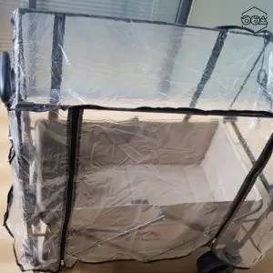 웨건커버 캠핑용 접이식 웨건 레인커버 방수 모기장 방풍 보호막