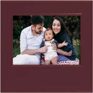 30초 음성 녹음 가능한 액자 7.5 x 6.3 포토 프레임 애도 선물 세로 또는 가로 탁상 및 벽걸이 겸용