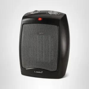 Lasko CD09250 세라믹 조절식 온도 조절기 테이블 또는 책상 아래 히터 높이 9인치 검은색