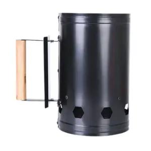 캠핑 원형 숯불피우기 스타터 숯점화통 참숯 캠핑장 휴대용 착화기 화로대