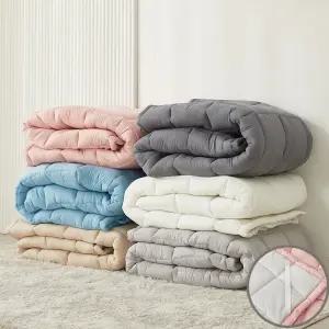 {고정밴드} 폭신폭신 알러지케어 두툼 토퍼 패드 SS Q 단색 호텔 침