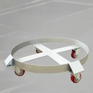 드럼통 이동바퀴 받침대 SD30 원형 오일통 소형 운반