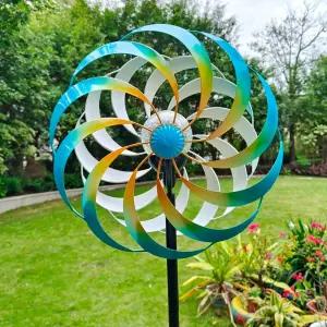 대형 바람개비 정원 풍차 화단 장식 철제 타입