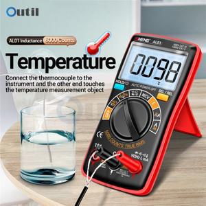 ANENG AL01 6000 카운트 True-RMS AC/DC 전압계 전류 테스터 전문 전기기사 인덕턴스 디지털 멀티미터 도구