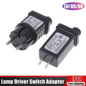 EU/US/UK 플러그 8기능 SELV LED 램프 드라이버 스위치 어댑터 IP44 방수 레이저 조명 유럽 전원 공급 5V/2