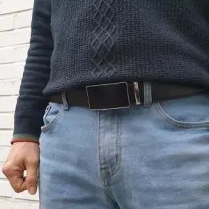 심플블랙 버클 가죽 자동벨트 남자벨트 요술벨트 자동벨트 남성허리띠 혁띠