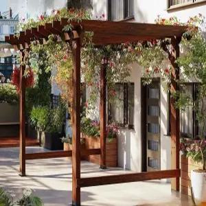 목재 파고라 오두막 차양막 그늘막 옥상 지붕 테라스