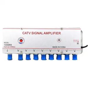 dmb안테나 A32T-1020MK8 CATV 신호 증폭기 케이블 TV 스플리터 1IN8 OUT 20DB 디지털 안테나 부스터 앰프 E