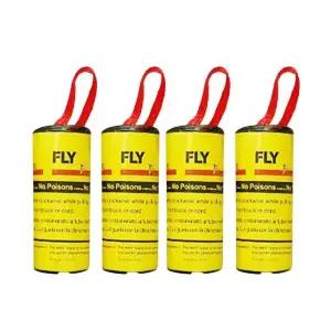 해충 파리끈끈이 주방 캠핑 날파리 벌레 트랩 4개 (WFJ5P6W)