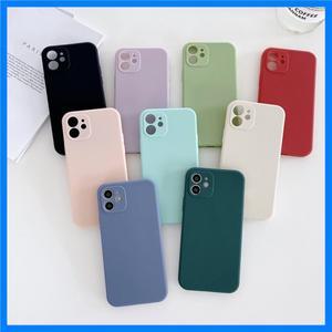 iPhone 12 11 13 Pro Max XS X 케이스 용 초박형 충격 방지 실리콘 전화 케이스 iPhone XR 6 6s 7 8 Plus