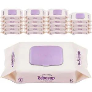 베베숲 트러스트 캡형 물티슈 80매 x 20개입 434611