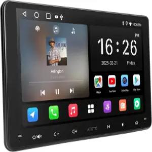 아토톨라이프 A5L 안드로이드 카 스테레오 더블 딘 무선 카플레이 오토 9인치 AI 구동 라디오(와이파이