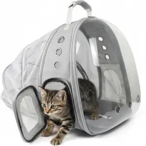 펫스위트 고양이 백팩 캐리어 버블 윈도우가 있는 등 확장형 반려동물 소형/중형 및 강아지를 위한 항공사