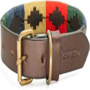 가우초라이프 폴로 도그 칼라 가죽 핸드 스티치(미디엄 칼란드리아)