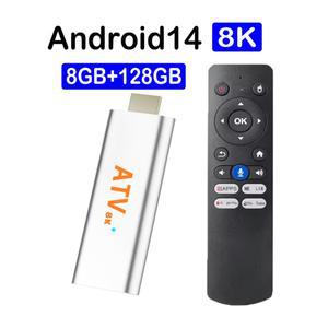 스마트 호환 TV 스틱 Q15 안드로이드 14 8K 셋톱박스 올위너 H313 듀얼 와이파이 5G 블루투스 8GB 32GB 64G