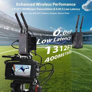 VRRIIS 무선 HDMI 비디오 송수신기 400m 5Ghz (카메라 노트북 프로젝터 TV 박스 PS4를 스트리밍)